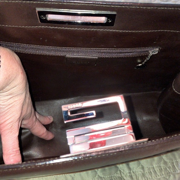 Gucci brown leather bag - Picture 10 of 16